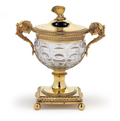 A lidded bowl from Paris, - Silver