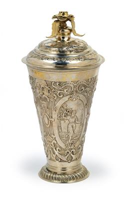A lidded cup from Reval, - Stříbro