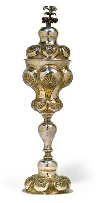 A lidded goblet from St Petersburg, - Stříbro