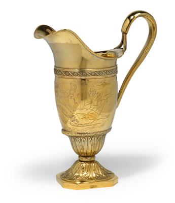 A jug from St Petersburg, - Stříbro