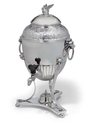 A samovar from St Petersburg, - Silver