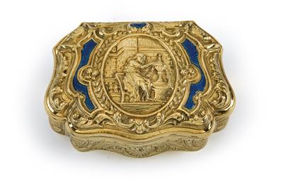 A snuffbox from St. Petersburg, - Argenti