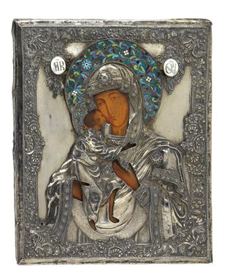 An icon from Tula, - Stříbro