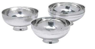 Three bowls from Tiflis, - Argenti