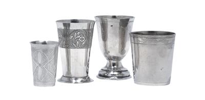 Four cups, - Stříbro