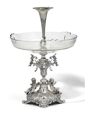 A centre piece from Germany, - Silver