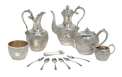A tea- and coffee service from Glasgow, - Argenti