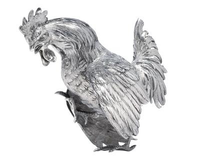 A rooster, - Silver