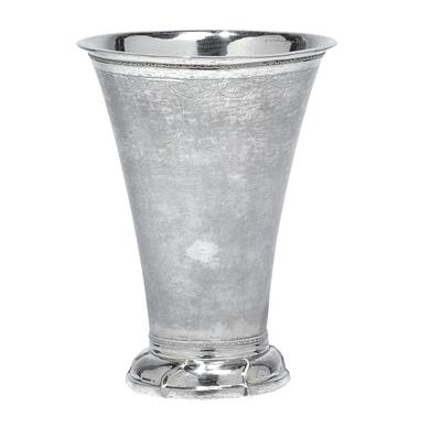 A tall cup, - Stříbro