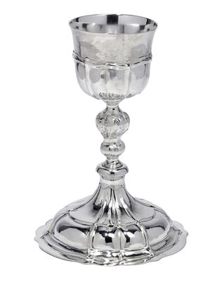 A chalice, - Stříbro