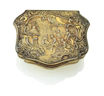 A snuffbox from London, - Silver