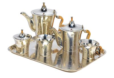 A tea- and coffee service from Mexico, - Argenti