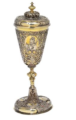 A lidded cup from Moscow, - Argenti