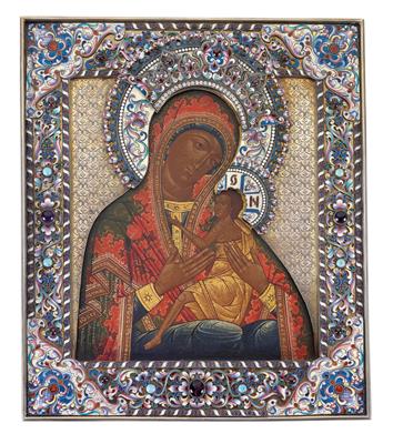 An icon from Moscow, Frolov workshop, - Stříbro
