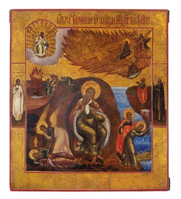 An icon from Russia, Prophet Elias, late 19th century - Stříbro