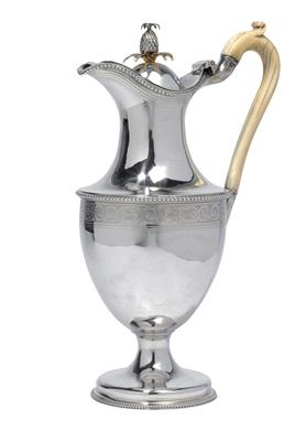 A pitcher, - Silver