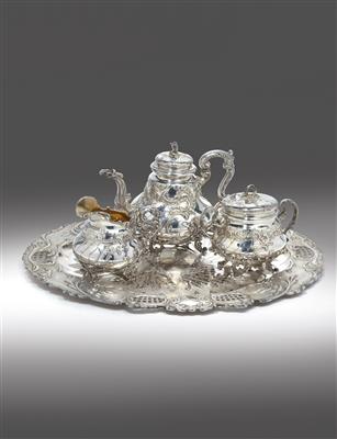 A tea service from Vienna, - Silver