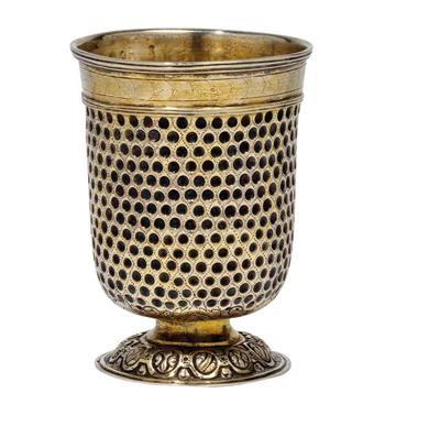 A Baroque cup, - Argenti