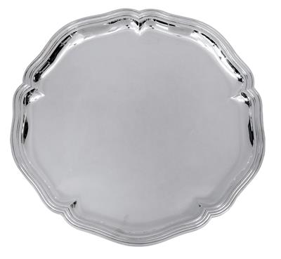 A salver from Germany, - Stříbro