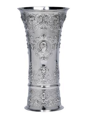 A tall Historism Period cup from Germany, - Silver