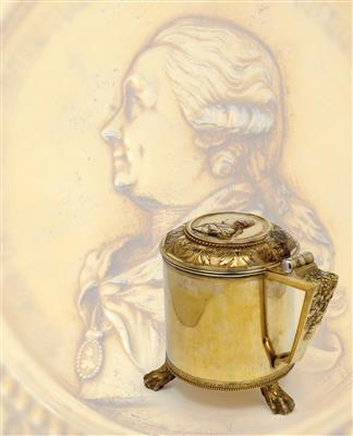 A lidded tankard from Moscow, - Silver