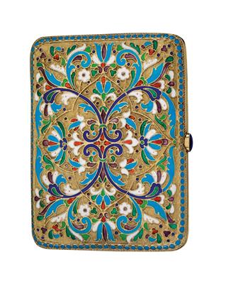 A cigarette case from Moscow, - Argenti