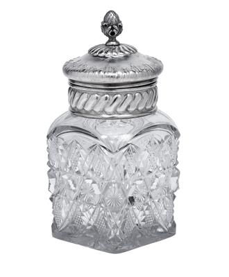 A tea caddy from Moscow, - Silver