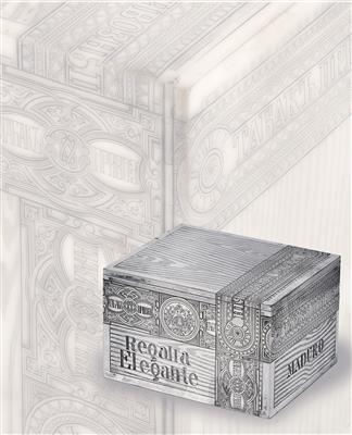 A trompe l’œil cigarette box from Moscow, - Stříbro