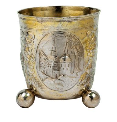 A ball-footed cup from Nurnberg, - Silver