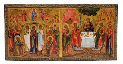 An icon from Russia "Two Great Feasts", - Argenti
