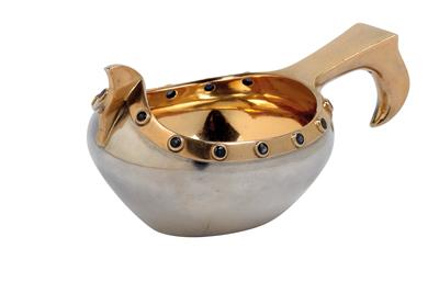 A ‘kowsch’ bowl from St Petersburg, - Argenti