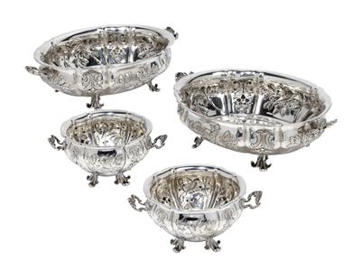 Four bowls from Vienna, - Stříbro