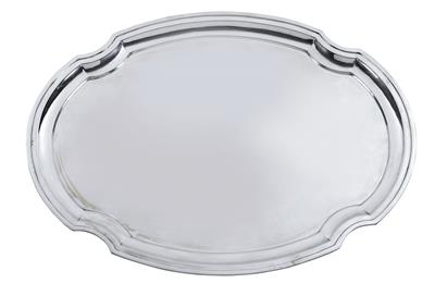 An art nouveau tray, - Argenti