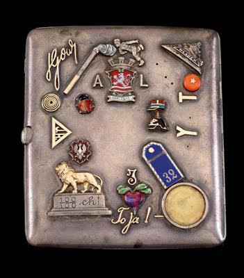 A cigarette case from Moscow, - Silver