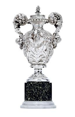 An ornamental vase from Spain, - Silver