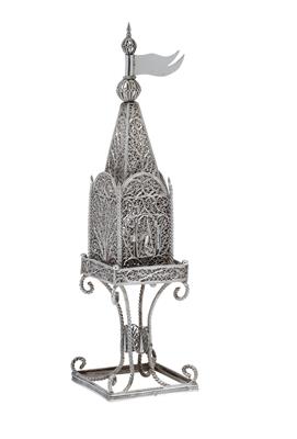 A besamim box from Vienna, - Silver