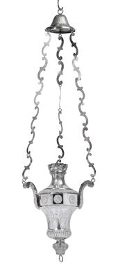 A neoclassical hanging lamp from Vienna, - Argenti