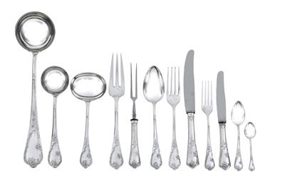 A cutlery service from Vienna, for 12 individuals, - Stříbro