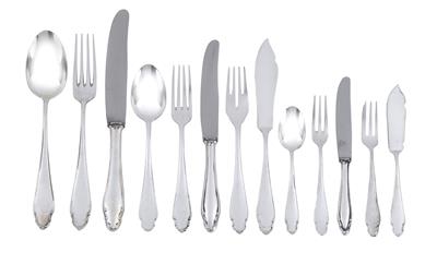 A cutlery service from Vienna, for 6 individuals, - Stříbro