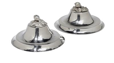 Two table bells from Turkey, - Silver