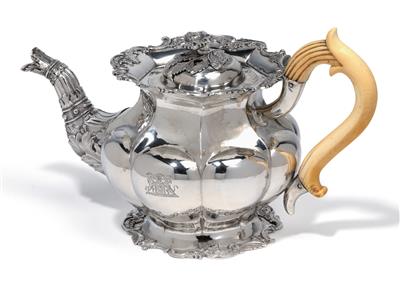 A teapot from Moscow, - Silver