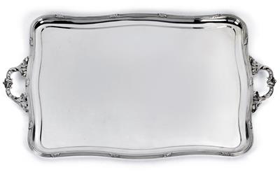 St. Petersburger Tablett, - Silber