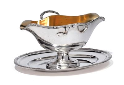 A sauce tureen from Vienna, - Silver