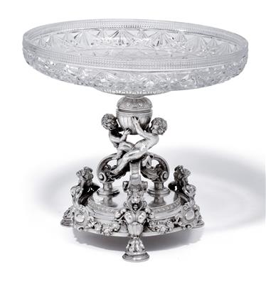 A centrepiece from Vienna, - Silver