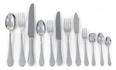 Bugatti - A cutlery service from Italy, for 12 individuals, - Argenti