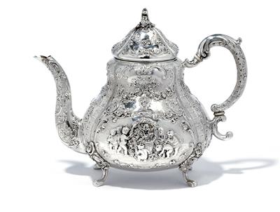 A coffeepot from Germany, - Silver