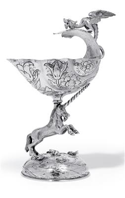 A Historism Period centrepiece from Germany, - Silver