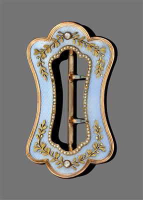 Fabergé – A belt buckle from St. Petersburg, - Stříbro