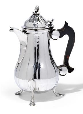 Malteser Kaffeekanne, - Silber und Russisches Silber