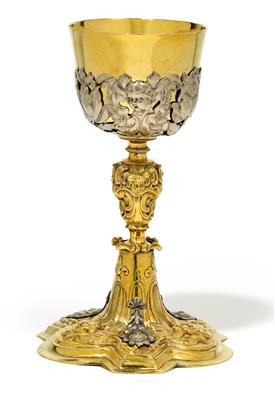 A mass chalice, - Silver